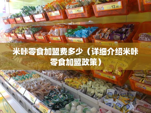 米咔零食加盟费多少（详细介绍米咔零食加盟政策）