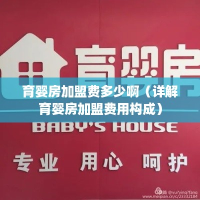 育婴房加盟费多少啊（详解育婴房加盟费用构成）