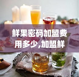 鲜果密码加盟费用多少,加盟鲜果密码需要哪些条件