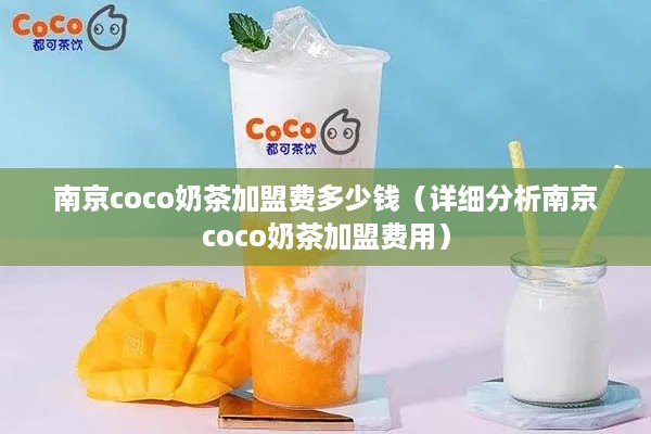 南京coco奶茶加盟费多少钱（详细分析南京coco奶茶加盟费用）