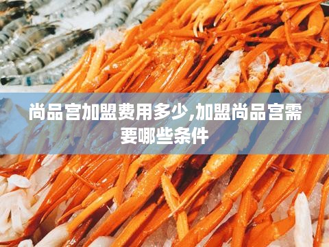 尚品宫加盟费用多少,加盟尚品宫需要哪些条件