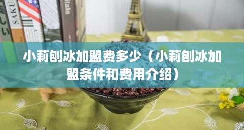 小莉刨冰加盟费多少（小莉刨冰加盟条件和费用介绍）