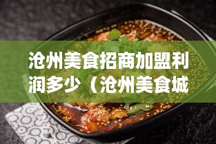 沧州美食招商加盟利润多少（沧州美食城招商）