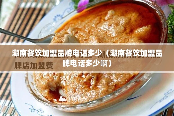 湖南餐饮加盟品牌电话多少（湖南餐饮加盟品牌电话多少啊）