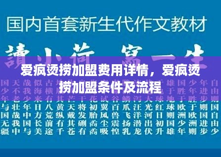 爱疯烫捞加盟费用详情，爱疯烫捞加盟条件及流程