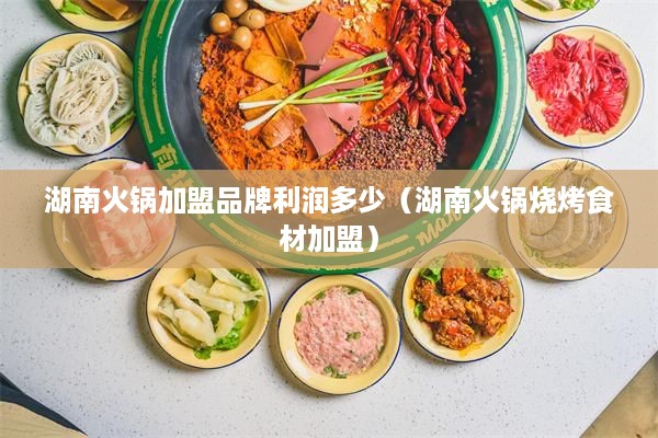 湖南火锅加盟品牌利润多少（湖南火锅烧烤食材加盟）