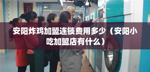 安阳炸鸡加盟连锁费用多少（安阳小吃加盟店有什么）