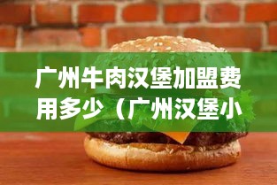 广州牛肉汉堡加盟费用多少（广州汉堡小吃培训学校）