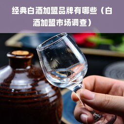 经典白酒加盟品牌有哪些（白酒加盟市场调查）