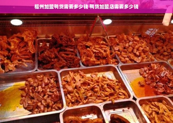 福州加盟鸭货需要多少钱 鸭货加盟店需要多少钱