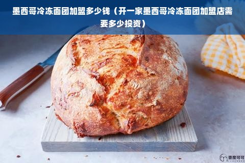 墨西哥冷冻面团加盟多少钱（开一家墨西哥冷冻面团加盟店需要多少投资）