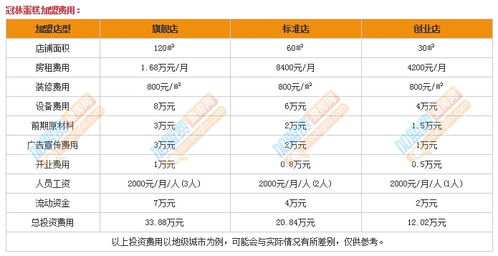 12寸蛋糕用多少钱加盟（蛋糕加盟费用分析）