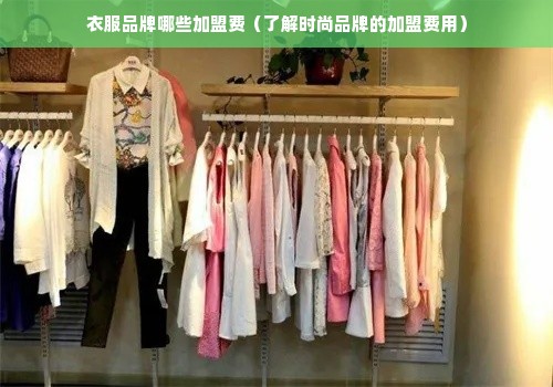 衣服品牌哪些加盟费（了解时尚品牌的加盟费用）