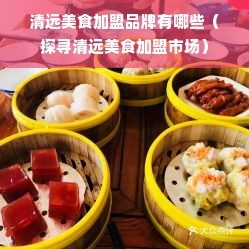 清远美食加盟品牌有哪些（探寻清远美食加盟市场）