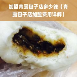 加盟青露包子店多少钱（青露包子店加盟费用详解）