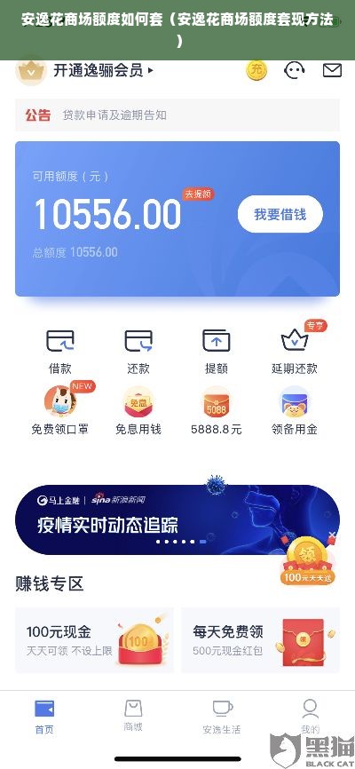 安逸花商场额度如何套（安逸花商场额度套现方法）