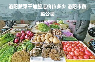 洛阳蔬菜干加盟店价位多少 洛阳市蔬菜公司