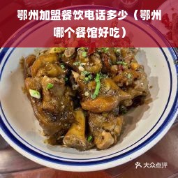 鄂州加盟餐饮电话多少（鄂州哪个餐馆好吃）