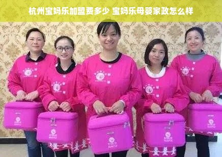 杭州宝妈乐加盟费多少 宝妈乐母婴家政怎么样