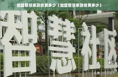 加盟智慧家政收费多少（加盟智慧家政收费多少）