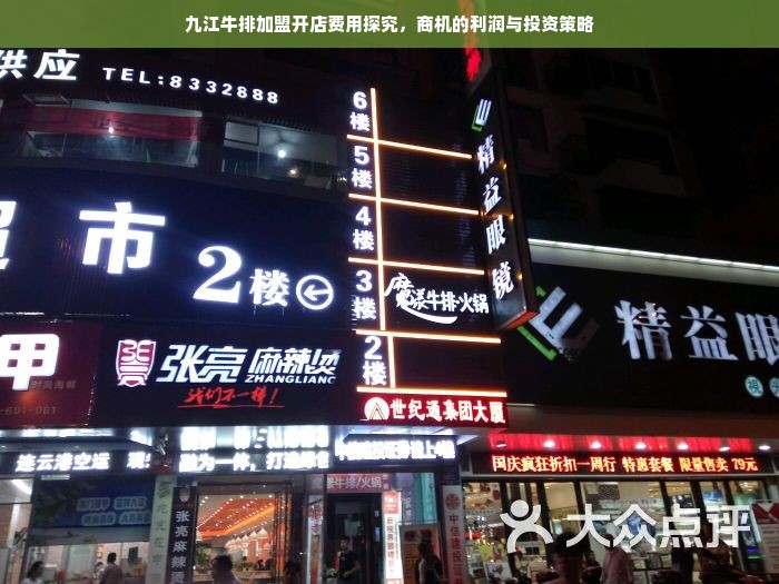 九江牛排加盟开店费用探究，商机的利润与投资策略