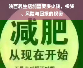 陕西养生店加盟要多少钱，投资、风险与回报的权衡