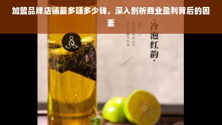 加盟品牌店铺最多赚多少钱，深入剖析商业盈利背后的因素