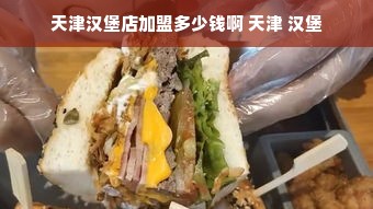 天津汉堡店加盟多少钱啊 天津 汉堡