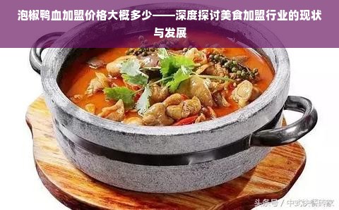 泡椒鸭血加盟价格大概多少——深度探讨美食加盟行业的现状与发展