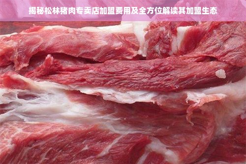 揭秘松林猪肉专卖店加盟费用及全方位解读其加盟生态