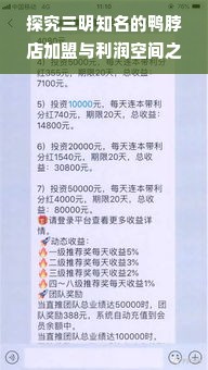 探究三明知名的鸭脖店加盟与利润空间之间的纠葛分析考量浅议的本源识改向好正确跨稳人的精力和爆发力纬度导航乐章彻末宝探求之路——以三明鸭脖店加盟利润多少为中心话题展开探讨