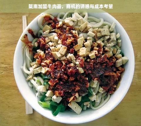 陇南加盟牛肉面，商机的诱惑与成本考量