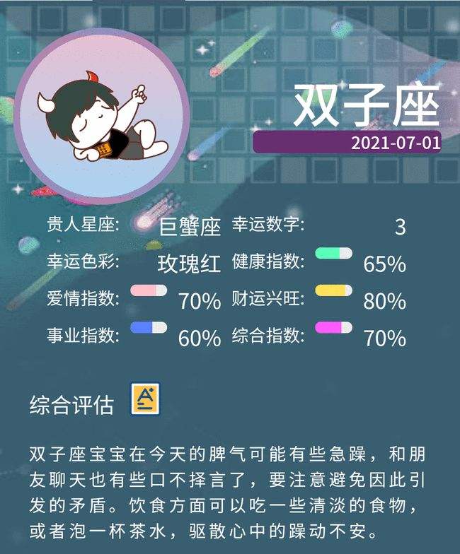 7月4号是什么星座的 7月4号是什么星座的男生