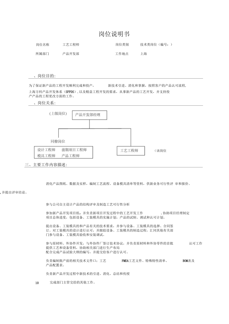 结构工程师岗位说明书 结构工程师岗位说明书怎么写