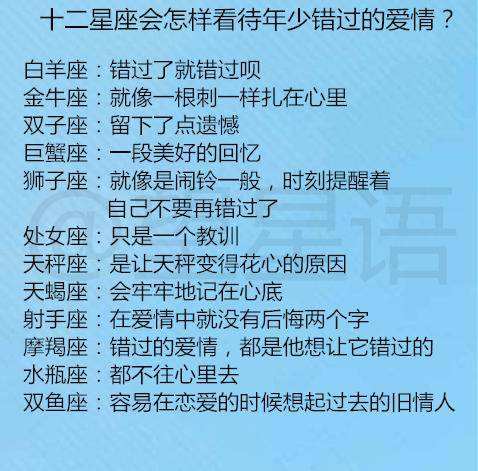 12星座心底的一句话 12星座专属语录一句话