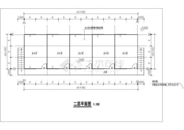 活动板房设计图纸 活动板房设计图纸一层