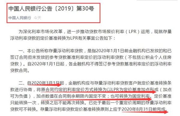 银行lpr转换有哪些问题 lpr自己不转换银行会自动转换吗