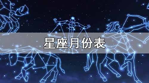 东方十四星座月份表(十二星十二星座的月份表)