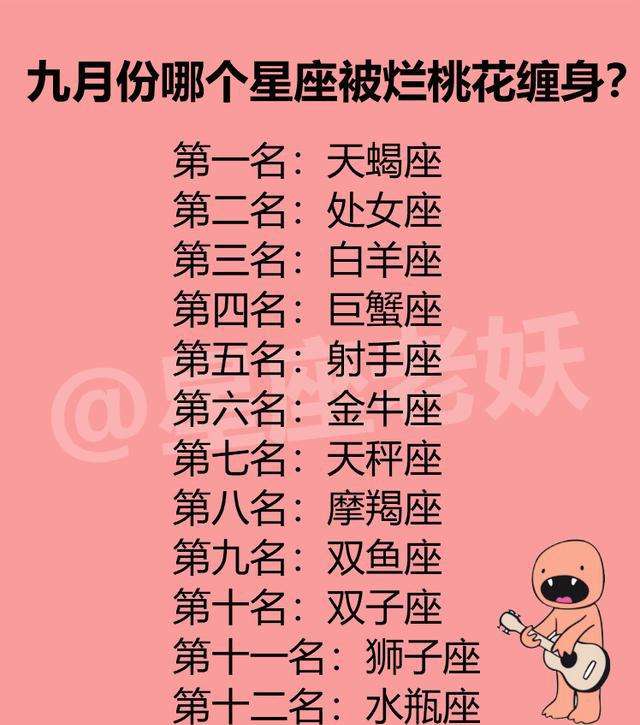 9月份的星座是什么(9月份是啥星座?)