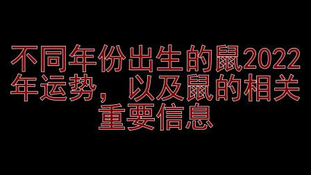 生肖鼠2022年运势学业(生肖鼠2022年运势及运程)